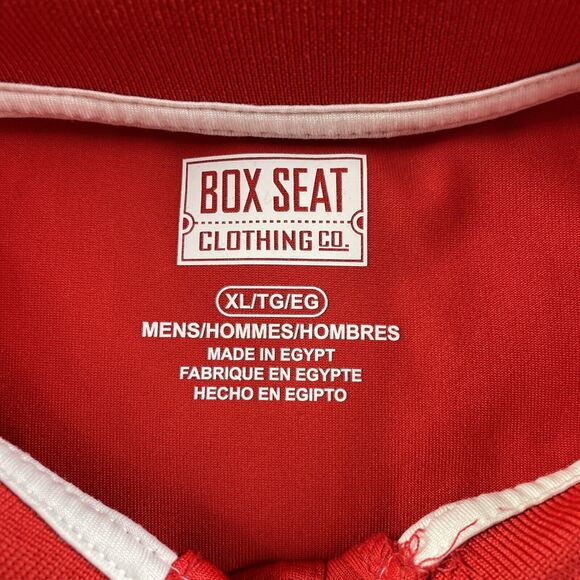 Wisconsin Badgers Polo Shirt Mens Extra Large Red White Performance Tech Bucky - Picture 7 of 7